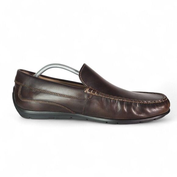 ECCO Classic Moc 2.0 Leather Slip-on Loafers Coffee Brown 55975 Men's 12-12.5/46 - Picture 7 of 13